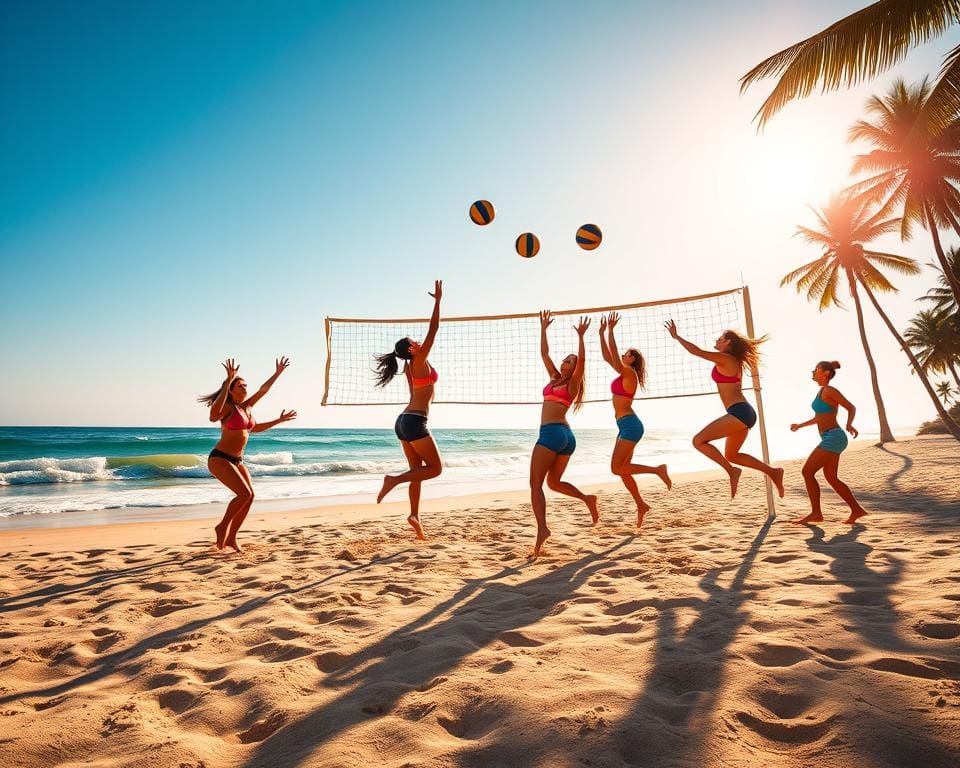 Beachvolleyball: Sand, Sonne und gesunde Fitness