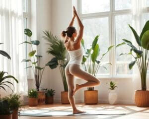 Gesunder Lebensstil beginnt mit täglichem Yoga