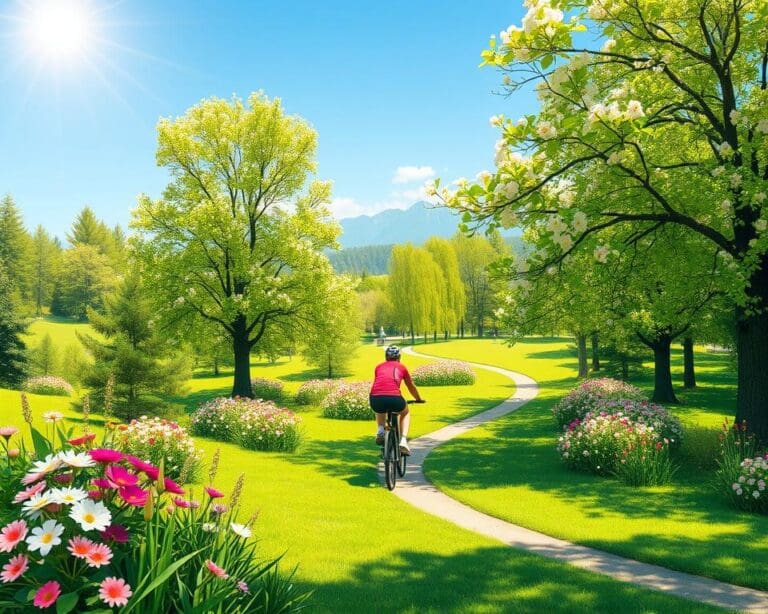 Radfahren für eine gesunde und aktive Lebensweise