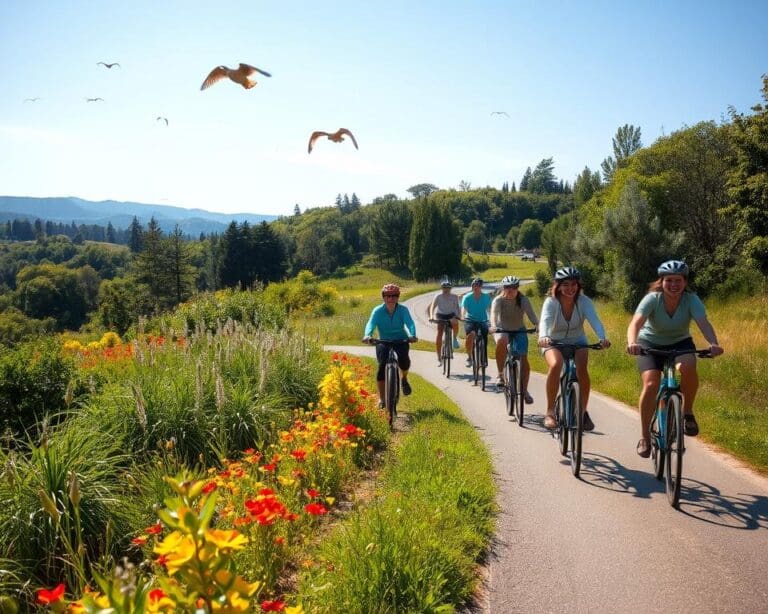 Radfahren für eine gesunde und aktive Lebensweise