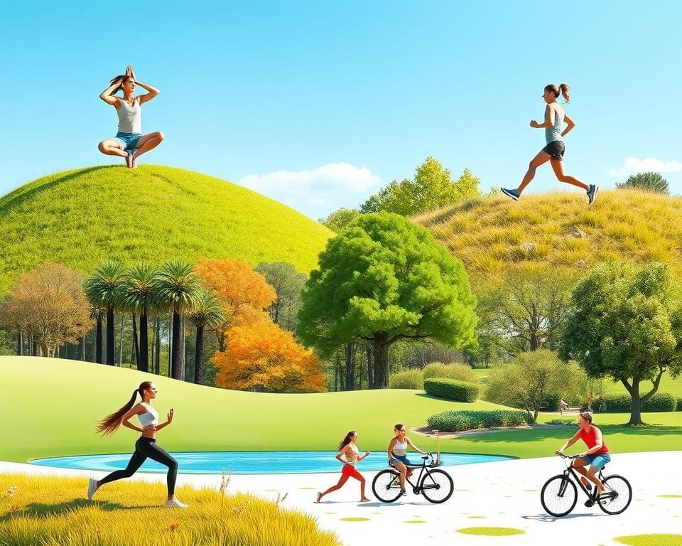 Sportliche Aktivitäten für ein stressfreies Leben