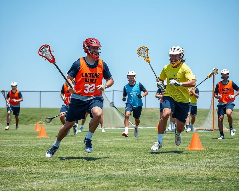 Lacrosse Training - Schnelligkeit und Teamwork