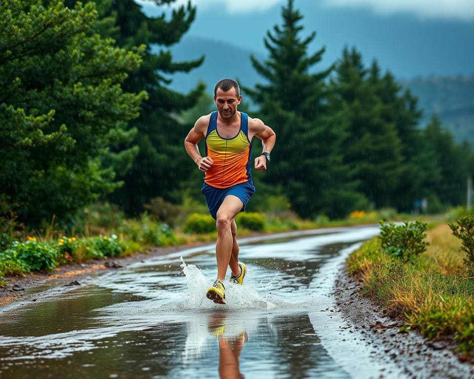 Motivation für den Regenlauf