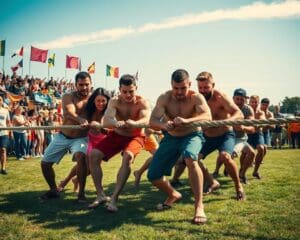 Tauziehen – Stärke und Teamwork für den Sieg