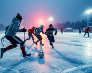 Eisfußball – Schnelligkeit und Balance auf rutschigem Boden
