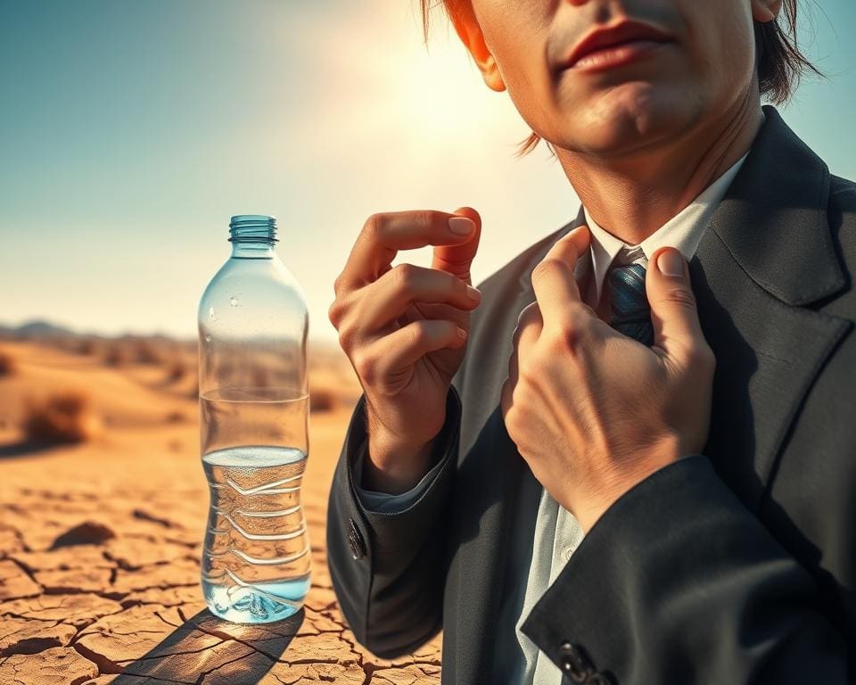 Wann erkennt man Dehydration?