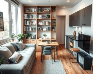 Was verbessert Stauraum in kleinen Wohnungen?