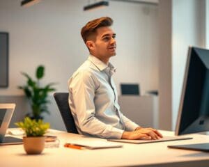 Wie pflegst du eine gute Haltung am Arbeitsplatz?