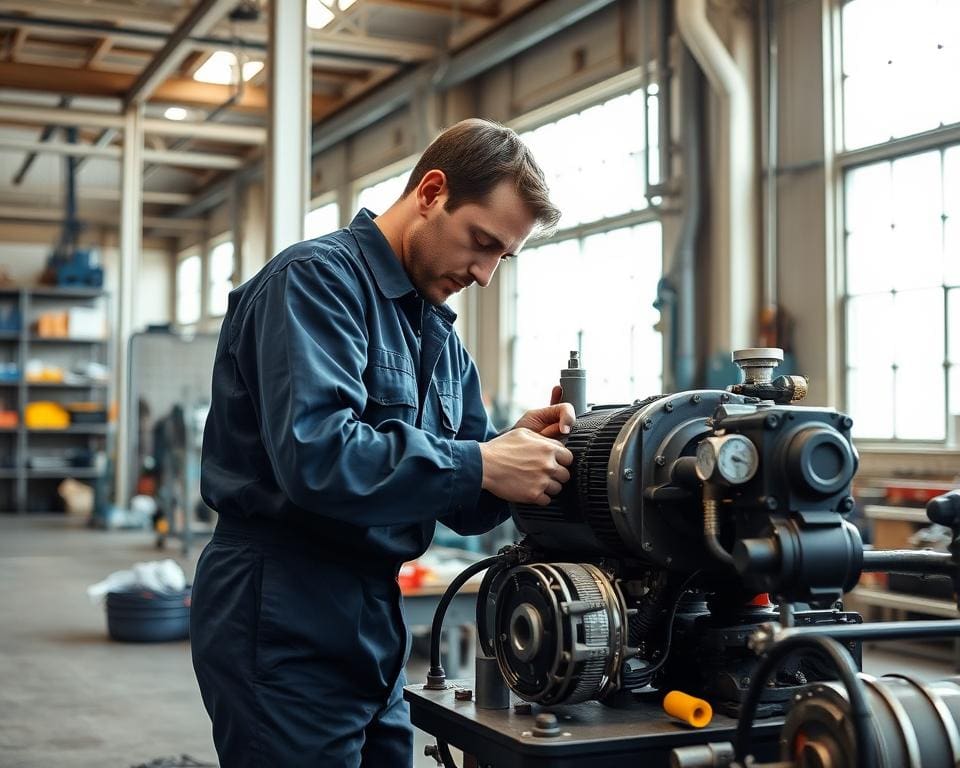 Wie wirst du ein kompetenter Maschinenmonteur?