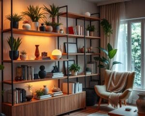 Wie integriert man Regale dekorativ?