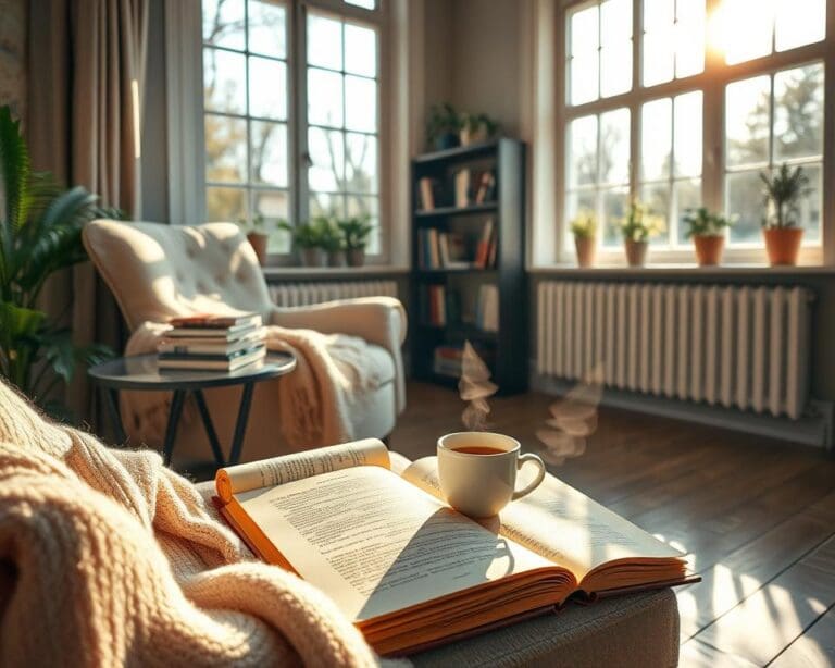 Wie verbinden Menschen Literatur und Ruhe?