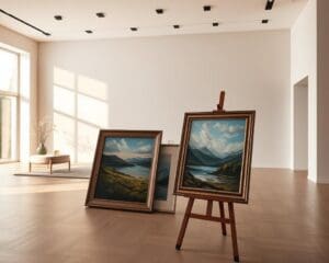 Wie wählt man Bilder für große Wände aus?