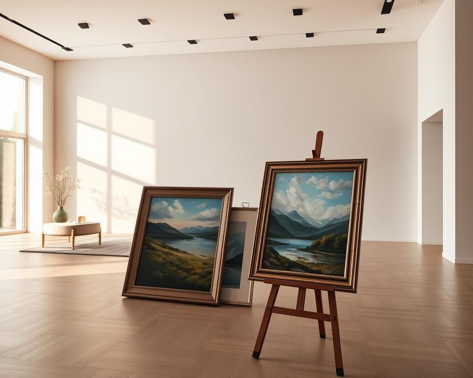 Wie wählt man Bilder für große Wände aus?