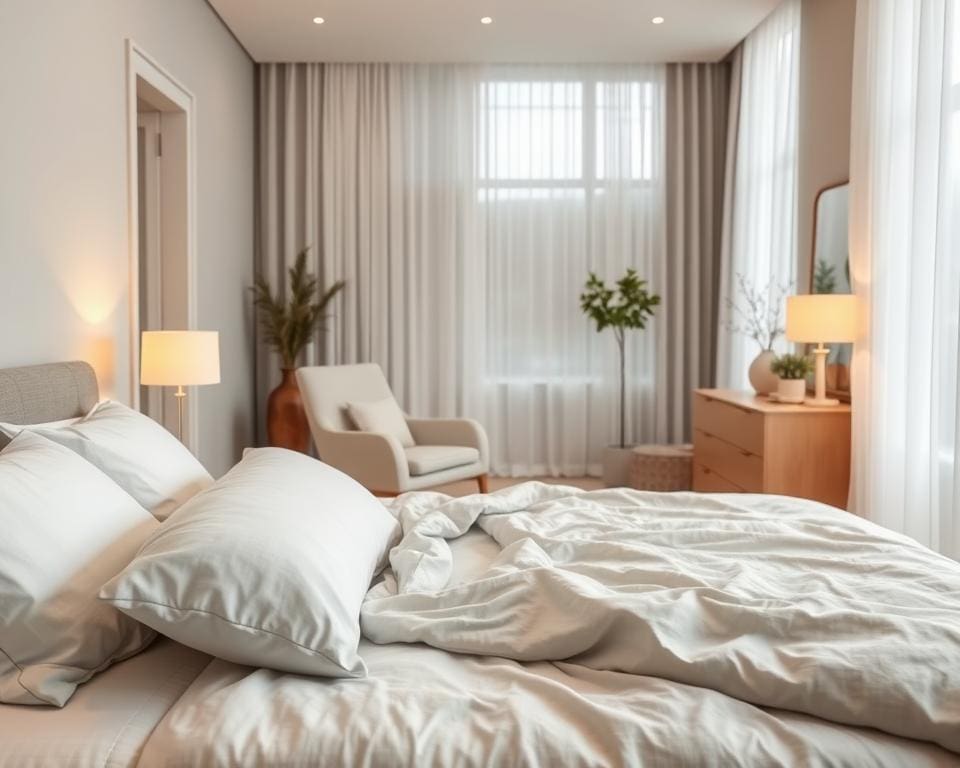 Wie gestaltet man Schlafzimmer ruhig?