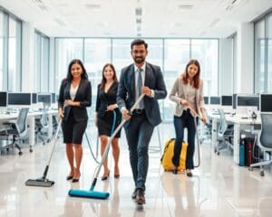Wie unterstützt eine professionelle Reinigungsfirma Gewerbekunden?
