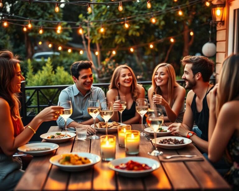 Warum sind Terrassenabende gesellig?