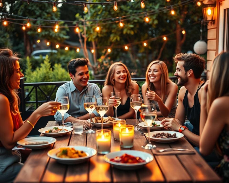 Warum sind Terrassenabende gesellig?