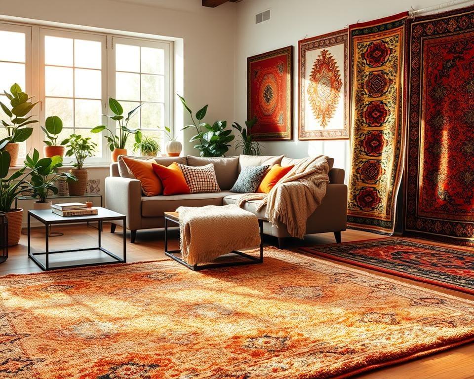 Welche Teppiche passen ins Wohnzimmer?