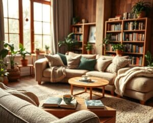 Wie richtet man ein Wohnzimmer gemütlich ein?