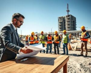 Was leistet ein Bauleiter auf Baustellen?