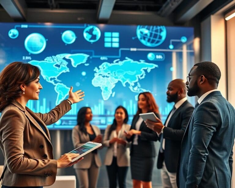 Wie unterstützt Technologie internationale Expansion?