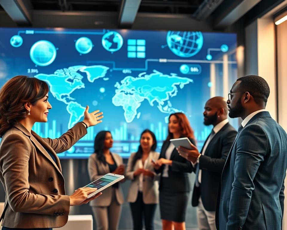 Wie unterstützt Technologie internationale Expansion?