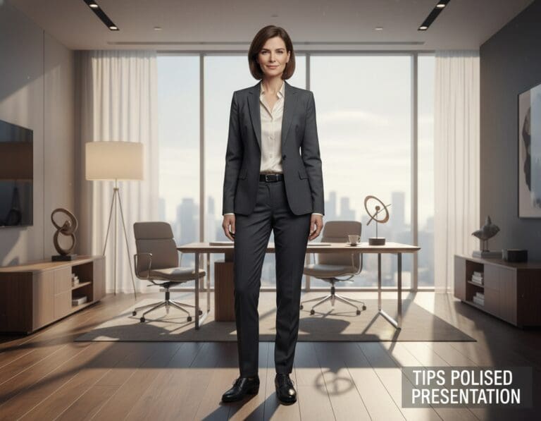 gepflegtes Auftreten