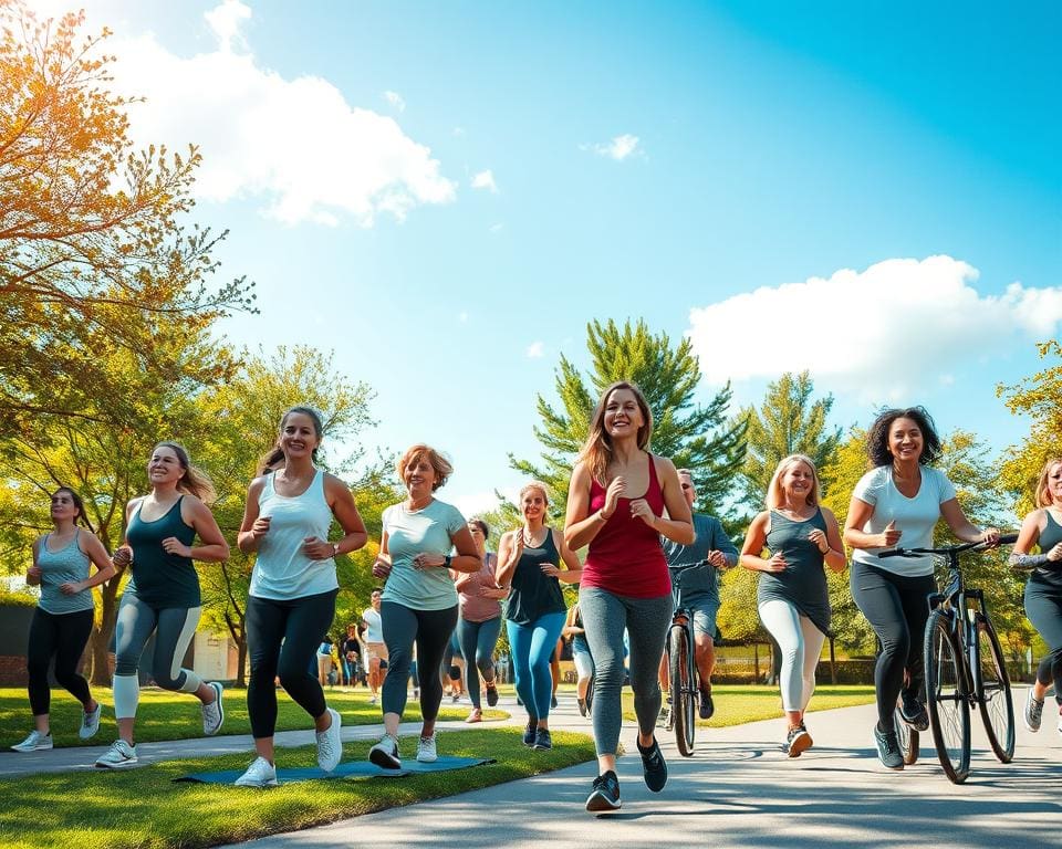 Bewegung gesund leben