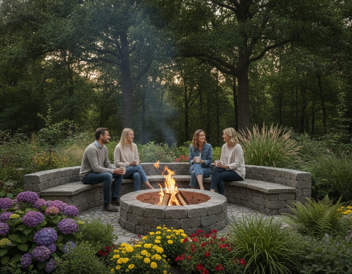 Feuerstelle im Garten