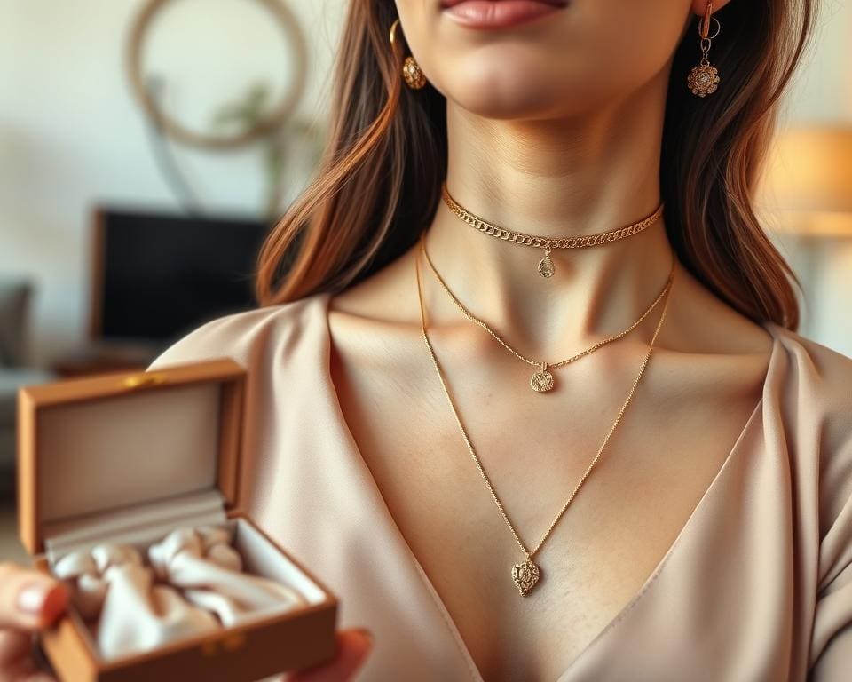Schmuck Layering