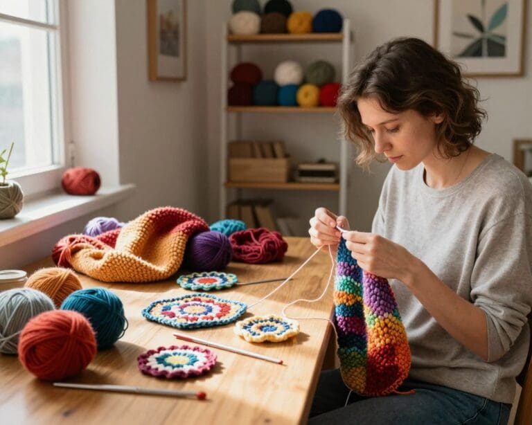 Stricken und Häkeln