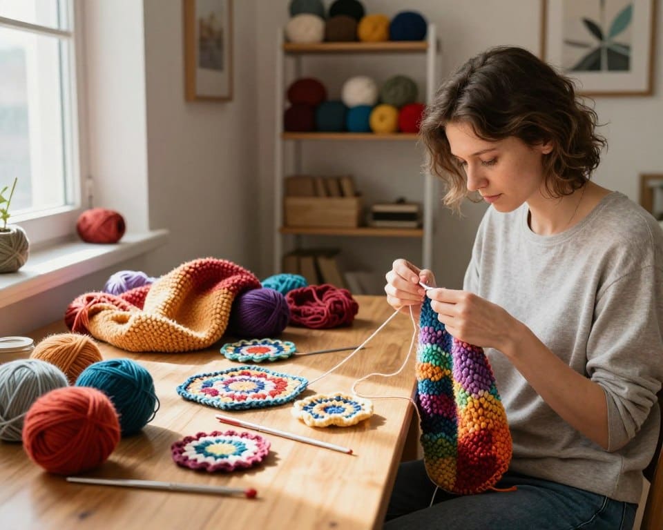Stricken und Häkeln